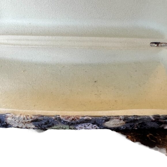 Vintage Embroidered Circles Dots Retro Glasses Case - Picture 6 of 7